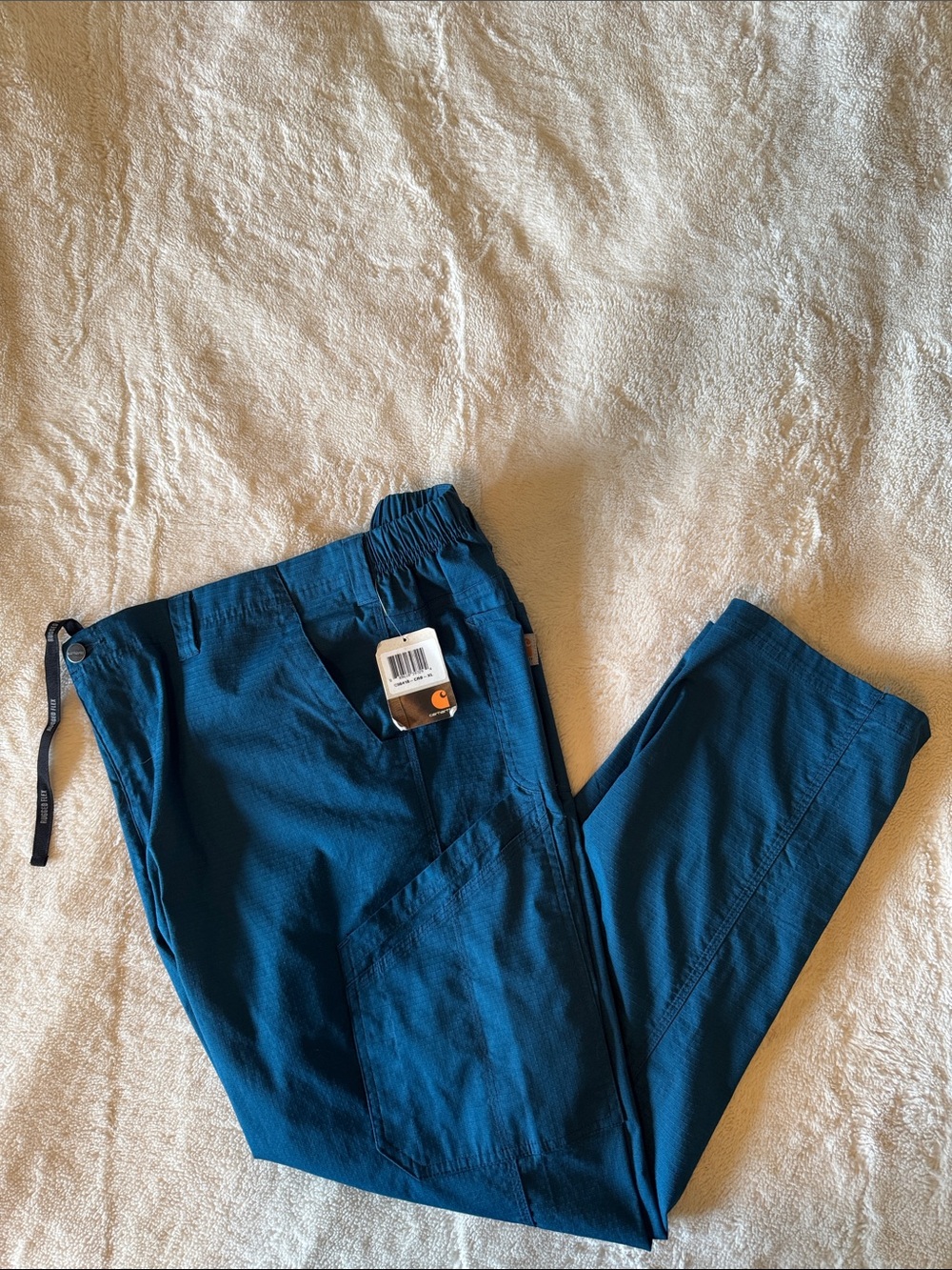 Carhartt Men's Teal Work Cargo Pants